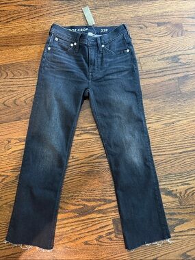 J crew Demi boot crop Jeans in Washed Black